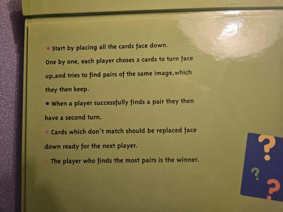 Memory Game Featuring Images Artist Tate's Collection. New VERY HARD TO FIND - Image 3 of 3