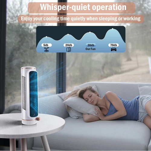 Air Conditioner Desktop Cooling Fan Wireless Desk Fan USB Charging for Home - Bild 15 von 15