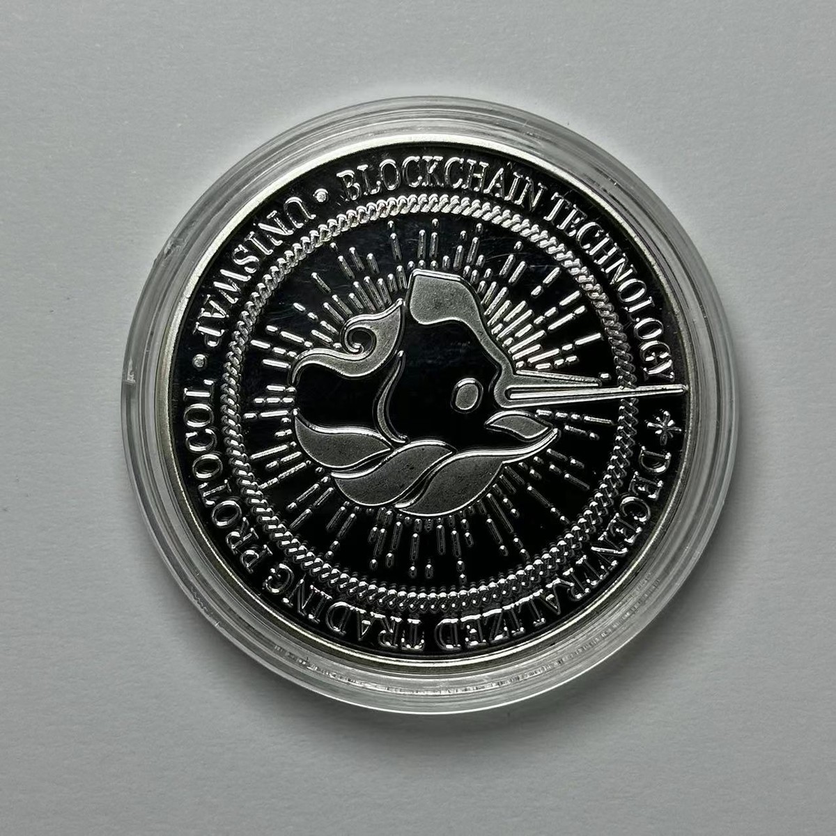 Virtual Digital Coin - Uniswap UNI Crypto Game Coin Commemorative Coin