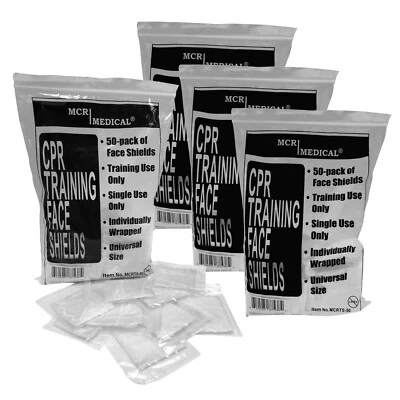 MCR CPR Training Shields Pack of 200