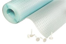 DAMP PROOF MESH MEMBRANE KIT 2.5mm STUD 5M2 & BAG OF 100 PLASTER PLUG FIXINGS 