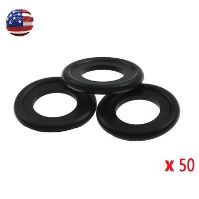 50 X M12 Rubber Engine Oil Drain Plug Gasket Fit for Chevrolet Opel GM 