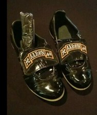 HANK AARON Tokyo Giant Baseball Shoes Cleats #44 Hall of Famer w/Box RARE ITEM !