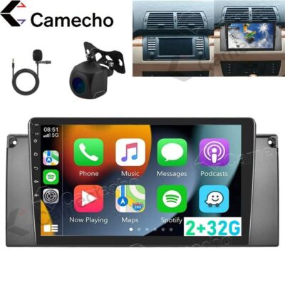 For BMW E39 E53 E38 Car Stereo Radio 9'' Android 13 HD GPS Carplay MP5 Wifi Navi
