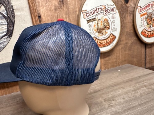 Vintage Minnesota Twins M Logo Mesh Back Trucker Hat Cap Snapback MLB Baseball - Picture 4 of 8