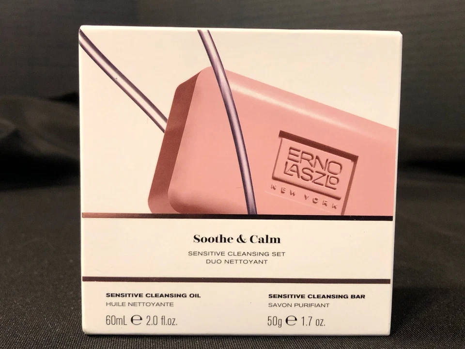 Erno Laszlo Soothe & Calm Sensitive Double Cleansing Oil & Bar Soap Travel Set - Image 3 of 4