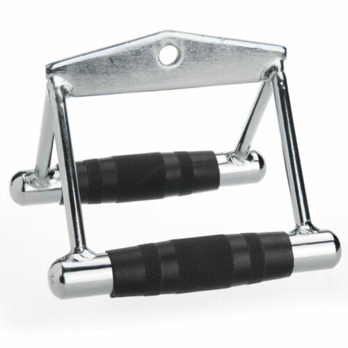 Triangle V Close Grip Bar Gym Cable Attachment Back Workout Seated Row Handle - Picture 14 of 27