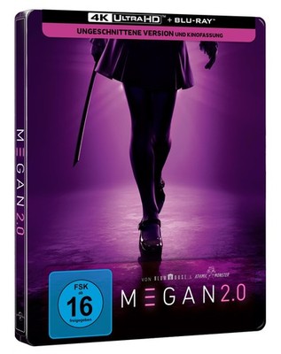 M3GAN 2.0 Limited Steelbook  + (4K UHD Blu-ray) Allison Williams Violet McGraw