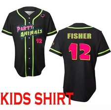 Party Animals 12 Fisher Baseball Jersey 3D Shirt Unisex S-5XL Reprint K132910