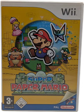 Super Paper Mario Wii Spiel Gut Originalverpackung Komplett CIB