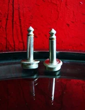 2 vintage 1950's male Amphenol  to male 1/4 inch microphone cable connector # 1