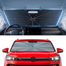 Windshield Sun Shade Umbrella For Volkswagen Vw Tiguan Upgraded Ice Crystal Mat