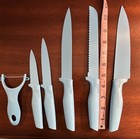 Colorful Kitchen Knife Set 6 PCS Colored/Blue Knives Setwith Non-Stick Coating — photo 8