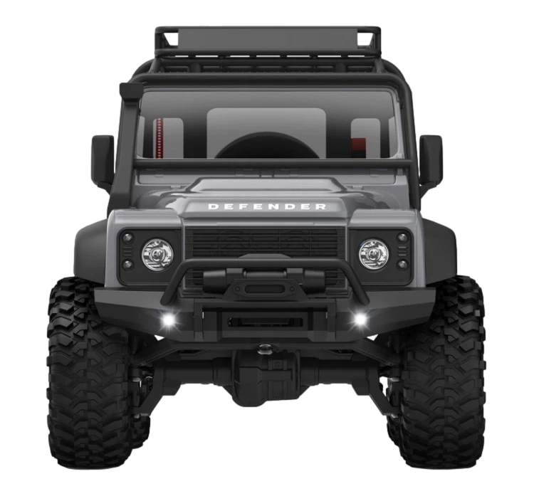 1:18/ Traxxas 97054-1-SLVR, Traxxas Land Rover Defender Crawler, Silbergrau, RTR - Bild 3 von 4