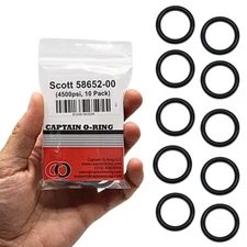 58652-00 O-Rings for Scott Sherwood 4500psi SCBA Tanks (10 Pack)