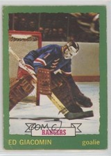 1973-74 O-Pee-Chee Light Back Ed Giacomin #160 HOF 0a4