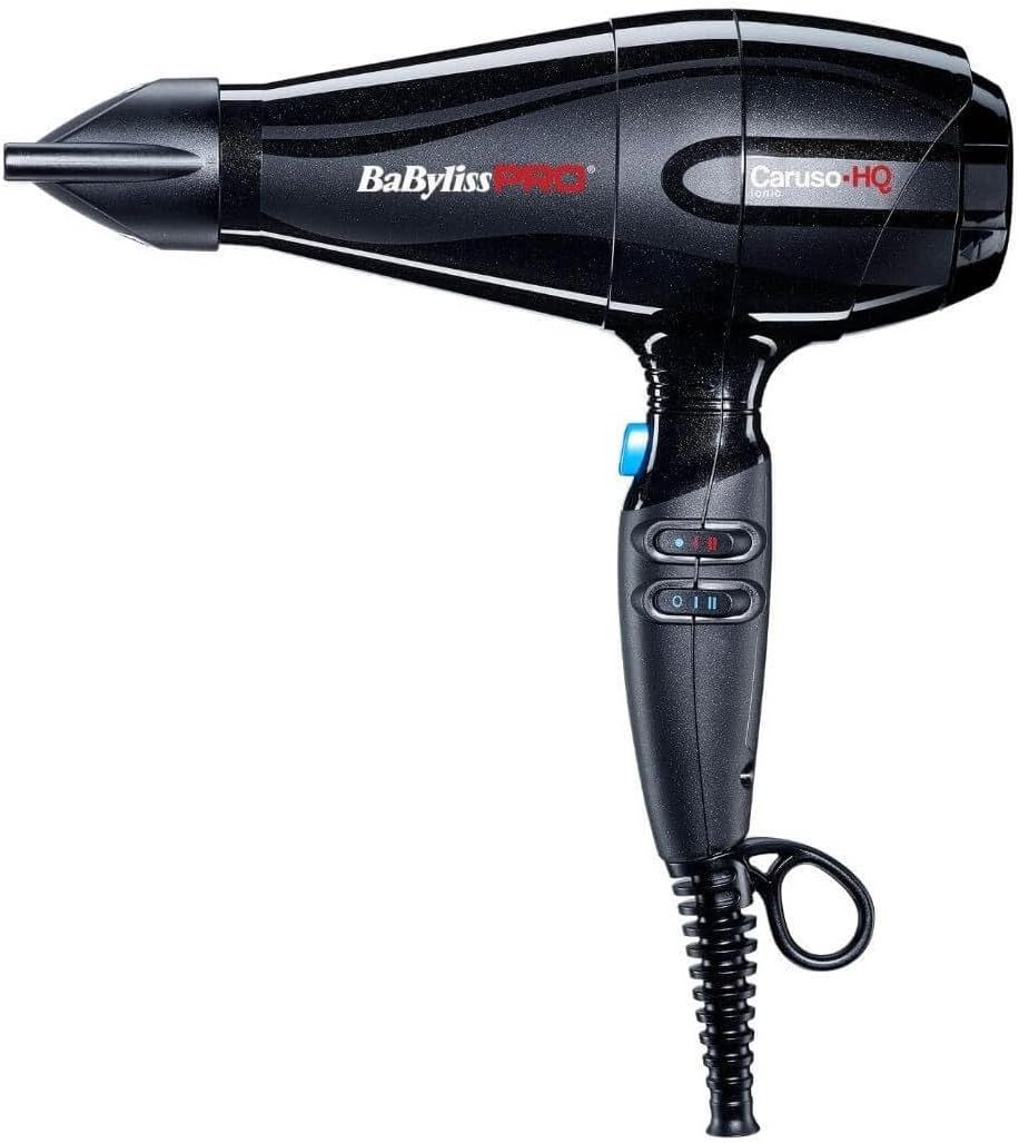 Asciugacapelli BaByliss PRO Caruso Ionic 2400W - Piega Perfetta a Casa