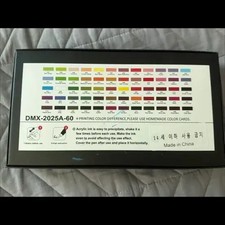 Acrylic Marker Set, 60 Colors, Versatile for Art  Craft