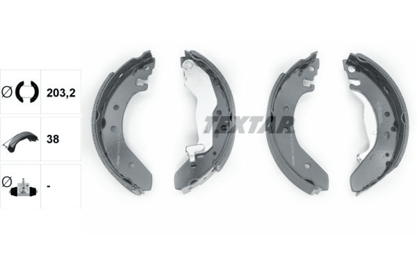 Bremsbackensatz Hinterachse FüR Honda MG Rover Civic VI Fastback Aerodeck-image