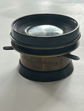 Rzadki antyczny wielkoformatowy obiektyw aparatu Darlot Opticien Paris B.F And Co. 4240