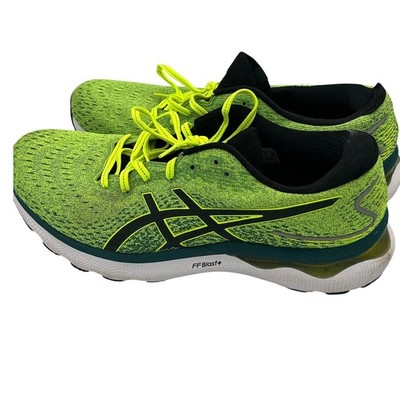 ASICS Gel-Nimbus 24 FF Blast+ Mens 11.5 Running Shoes Safety Yellow 1011B359