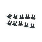 GI Joe USS Flagg Aircraft Carrier Part Deck Clip Lot of 10 NO REPRO 1985 Hasbro