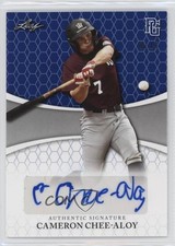 2022 Leaf Perfect Game National Showcase Blue 8/15 Cameron Chee-Aloy Auto 0b2