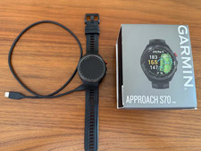 Garmin Approach S70 Premium Golf GPS Watch Black 47mm Amoled Distance Tracker