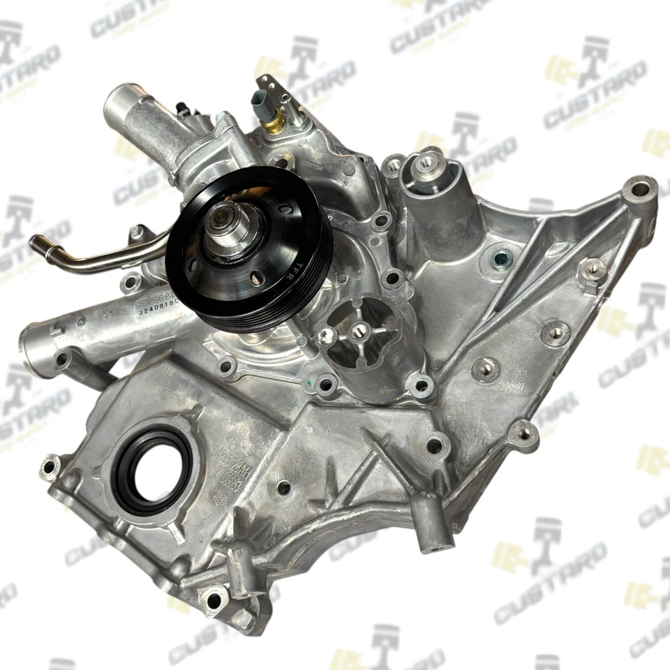 2014-25 Mopar Dodge Ram 6,4 L genuino OEM cubierta de distribución con bomba de agua 04893128AH Foto 4 de 4