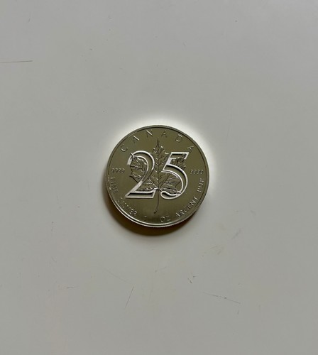 1 oz 9999 Silbermünze - Royal Canadian Mint - 25 Jahre Maple Leaf 2013 5 $