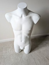 Male Half Body Form Mannequin  92cm Tall