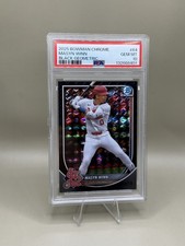 2025 Bowman Chrome Masyn Winn - Black Geometric /10 St. Louis Cardinals - PSA 10