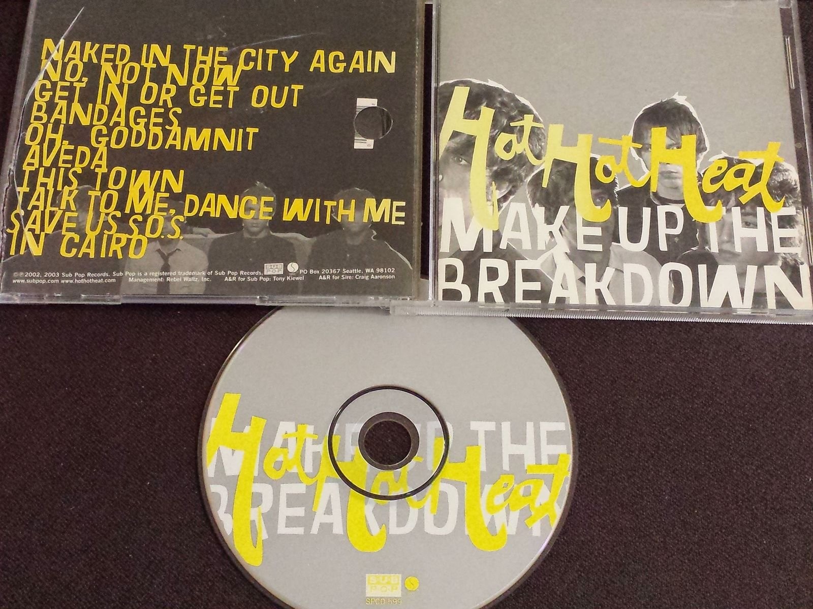 Hot Hot Heat Make Up The Breakdown CD SPCD599 NUOVO