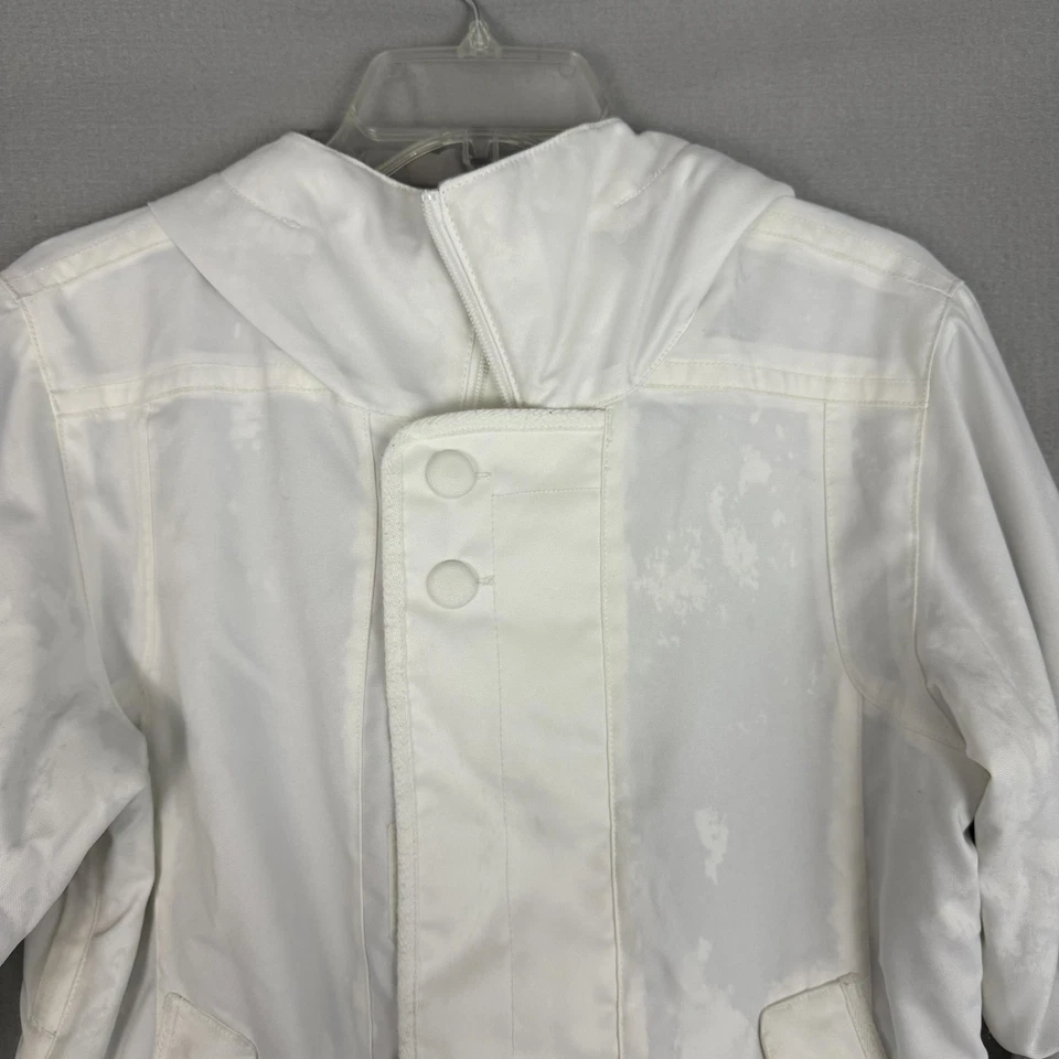 Chaqueta Burton Mujer Mediana Blanca DRYRIDE Aislada Snowboard Esquí Con Capucha Invierno Foto 3 de 4