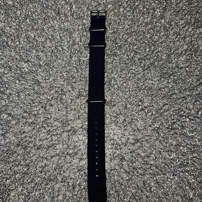 Authentic Chopard Navy Blue Military Style Nylon Watch Strap 21mm