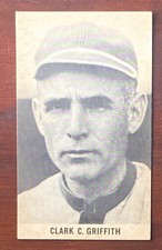1960-61 Exhibits Wrigley Field HOF Set-Break Clark Griffith Washington Senators