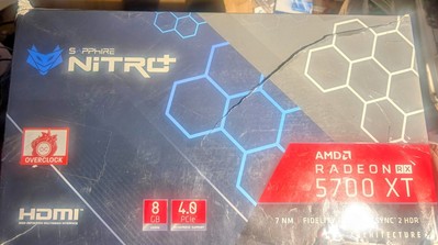 SAPPHIRE Nitro Radeon RX 5700 XT 8GB GDDR6 Graphics Card (112930340G)