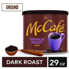 McCafe Ground Coffee, French Roast, 29 oz Can 