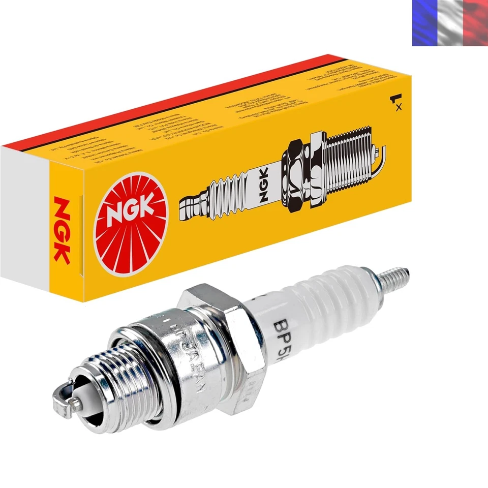 NGK BP6HS Bougie d'allumage Iridium - Longue Durée et Performance Supérieure - Photo 1/4