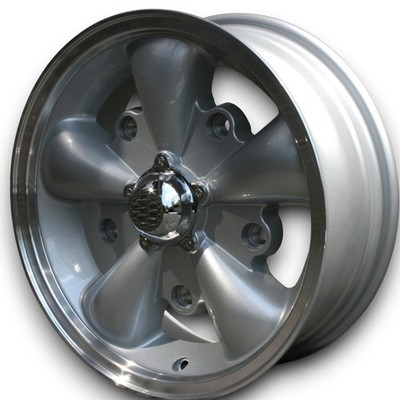 EMPI Style Leichtmetallfelgen silber für VW T1 5,5x15 ET 10