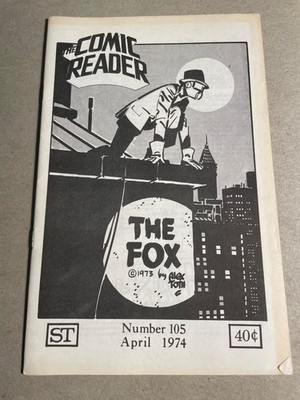 The Comic Reader #105 - 1974 - Alex Toth cover