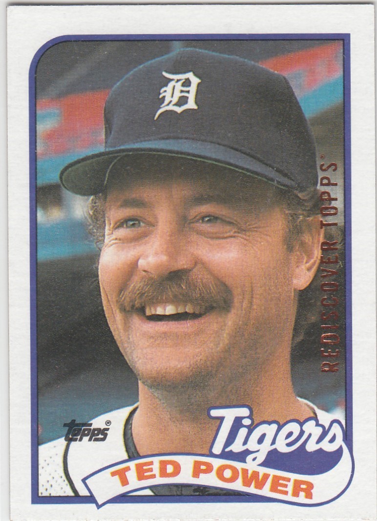 2017 Ted Power REDISCOVER TOPPS BRONZE 1989 Buyback #777 - Detroit Tigers