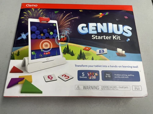 Osmo Genius Starter Kit 5 Hands-on Learning Games Ages 6-10 for iPad 2019 New