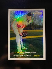 JOHAN SANTANA 021/557 2006 Refractor Topps Heritage Chrome #68 Twins
