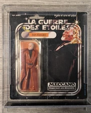 Star Wars Ben Obi Wan Kenobi Meccano Action Figure 20 Back Acrylic Case France