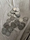 Silver Washington Quarters  Individual 90% Mixed Dates 1934 -1964 Avg Circ