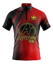  Custom Name - Brunswick Attitude Control Bowling Jersey Shirts - Size S-5XL