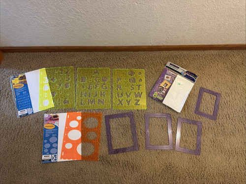 Template Letters Fiskars Shape Templates Letters / Ovals / Frames Crafts