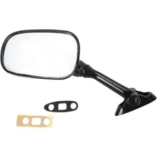 Emgo Factory-Style Replacement Mirror - 20-69724 - Rectangle - Carbon Fiber