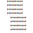 100 PCs Kinder Windmühle Spielzeug im Freien dekorativ